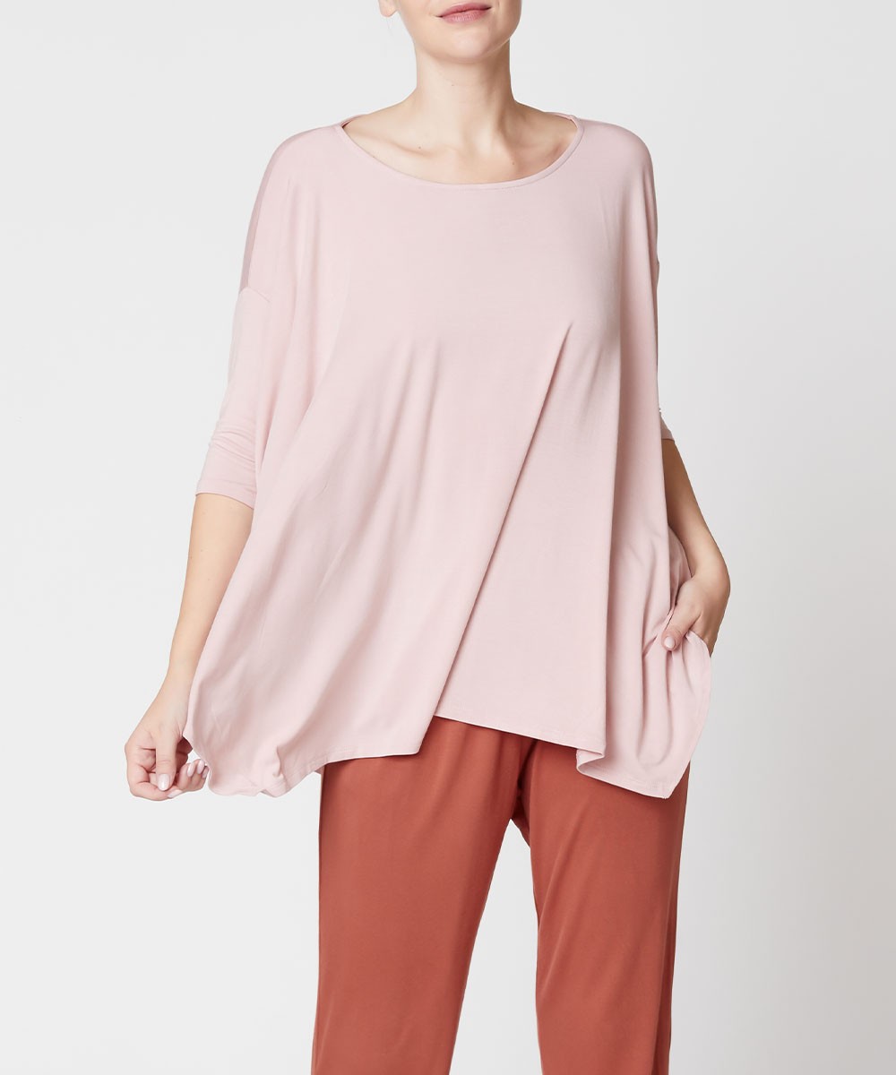 Bamboo Poncho Tunic Top